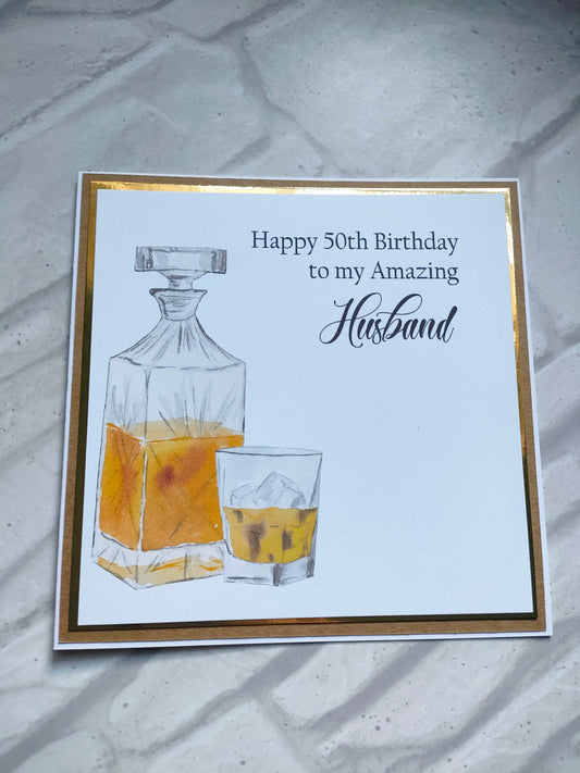 50th Whiskey Card - Bluesky's creation