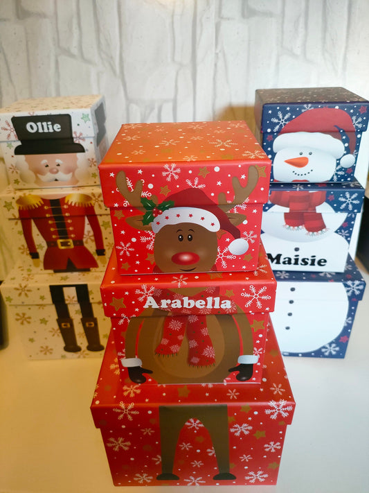 Personalised Christmas Gift Boxes - Bluesky's creation