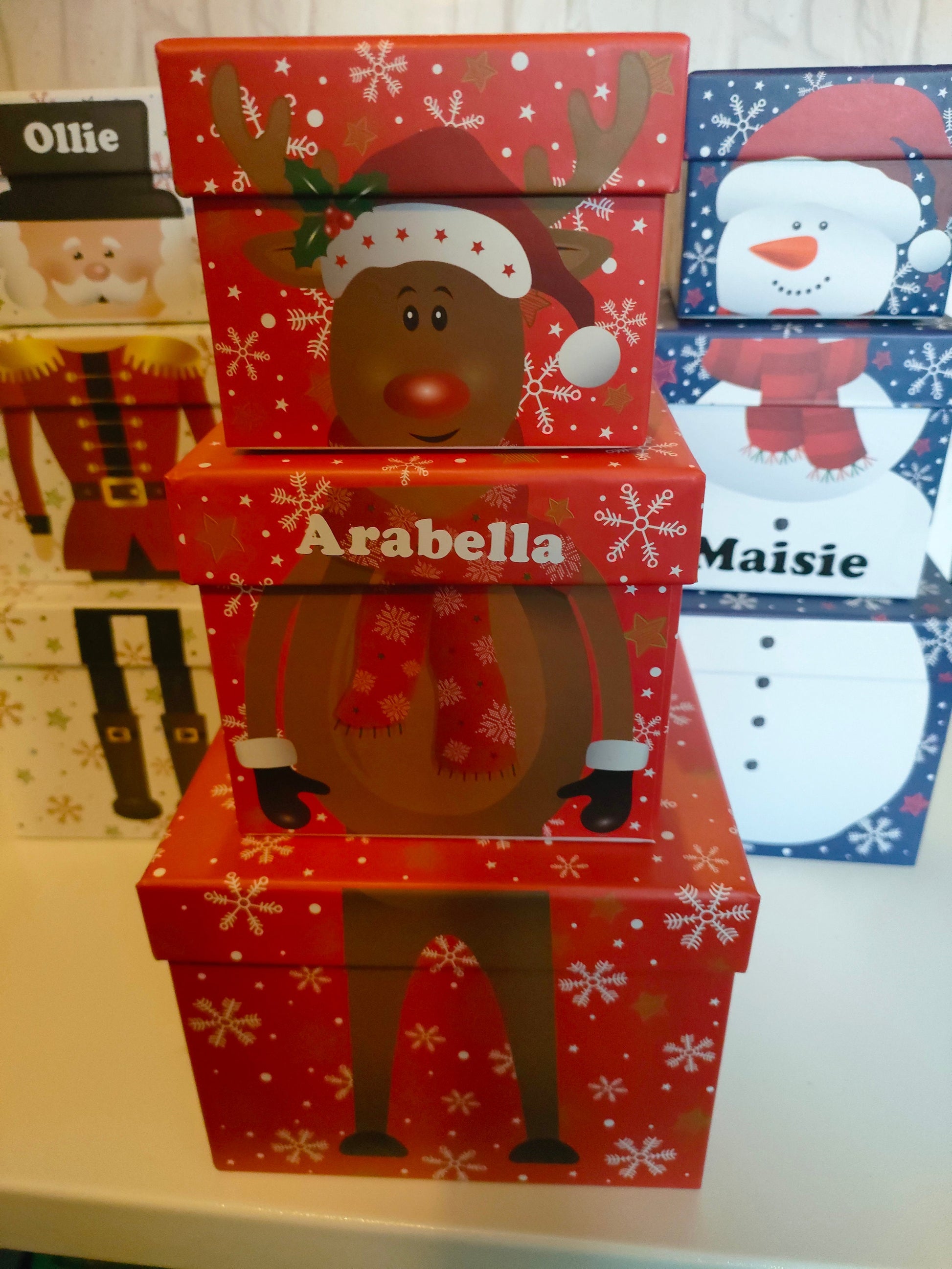 Personalised Christmas Gift Boxes - Bluesky's creation