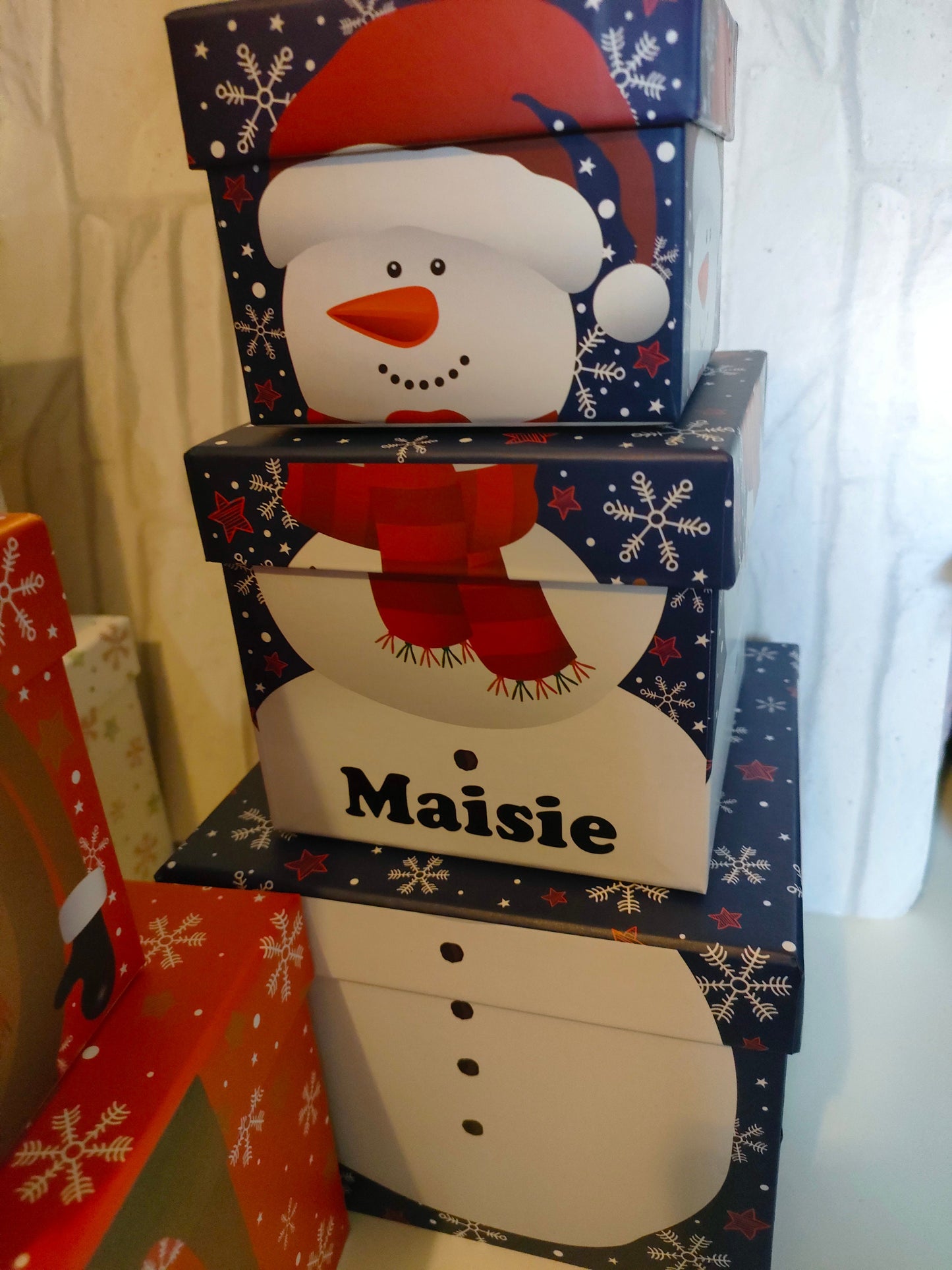 Personalised Christmas Gift Boxes - Bluesky's creation