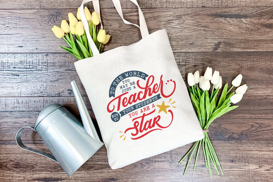 Teaching Star Tote Bag - Bluesky's creation