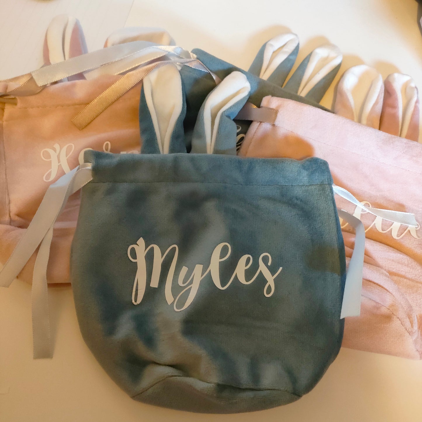 Bunny Ear Velvet Gift Bag - Bluesky's creation