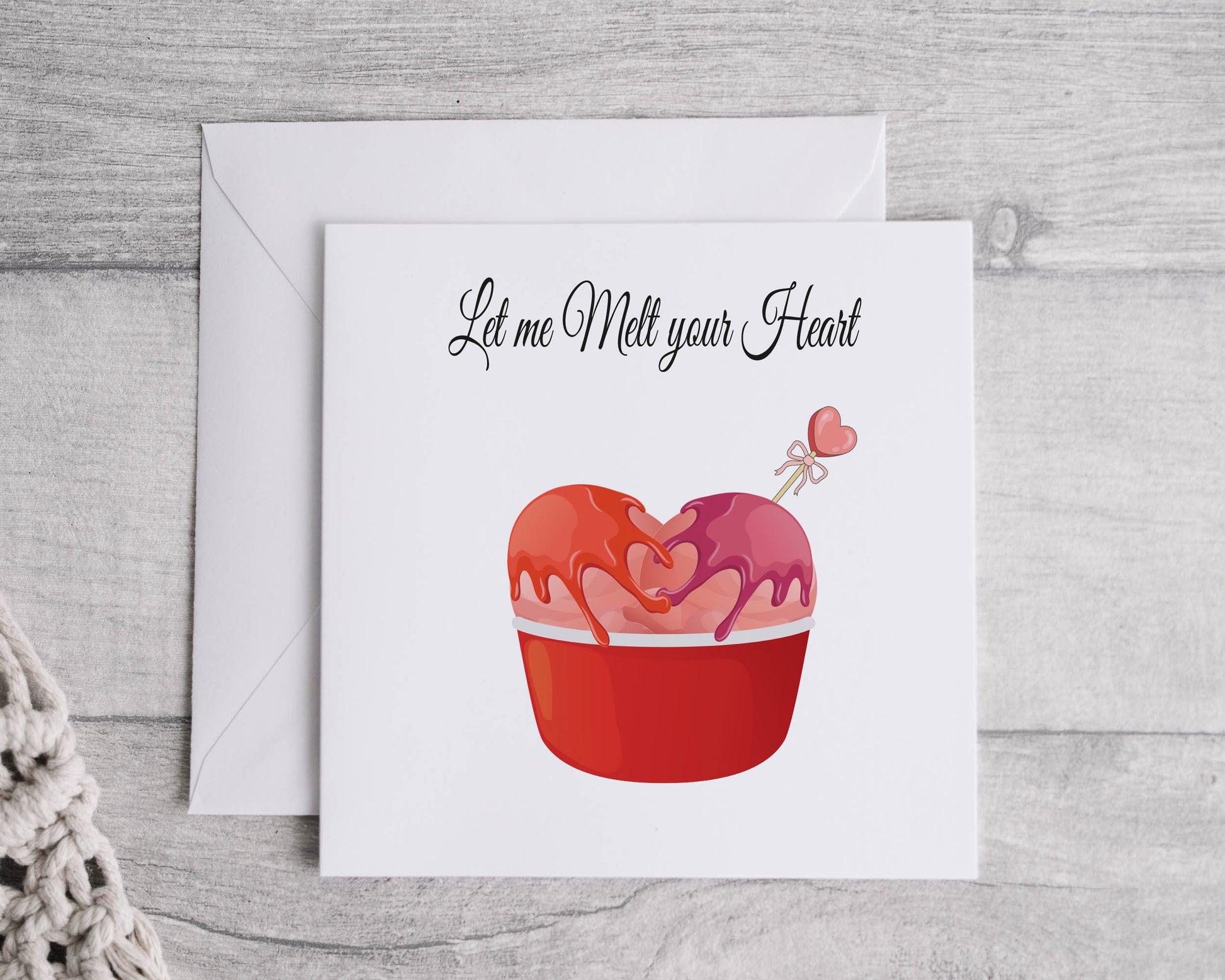 Melt my Heart valentines card- Bluesky's creation