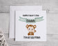 Little Monkey fathers day card - Bluesky's creation