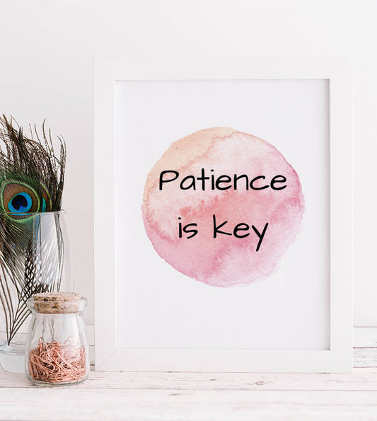 Patience is key Print - Bluesky's creation