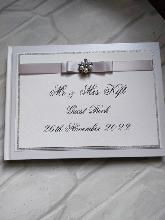 Silver Pearl Guest Book - Bluesky's creation