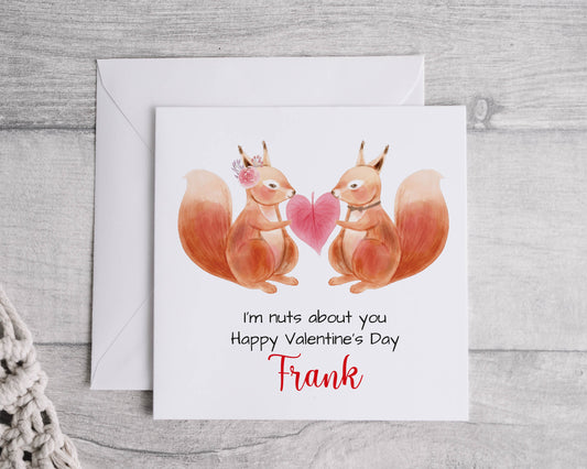 Squirrel Valentines Card - Bluesky's creation