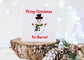 snowman teacher christmas card - blueskys creation