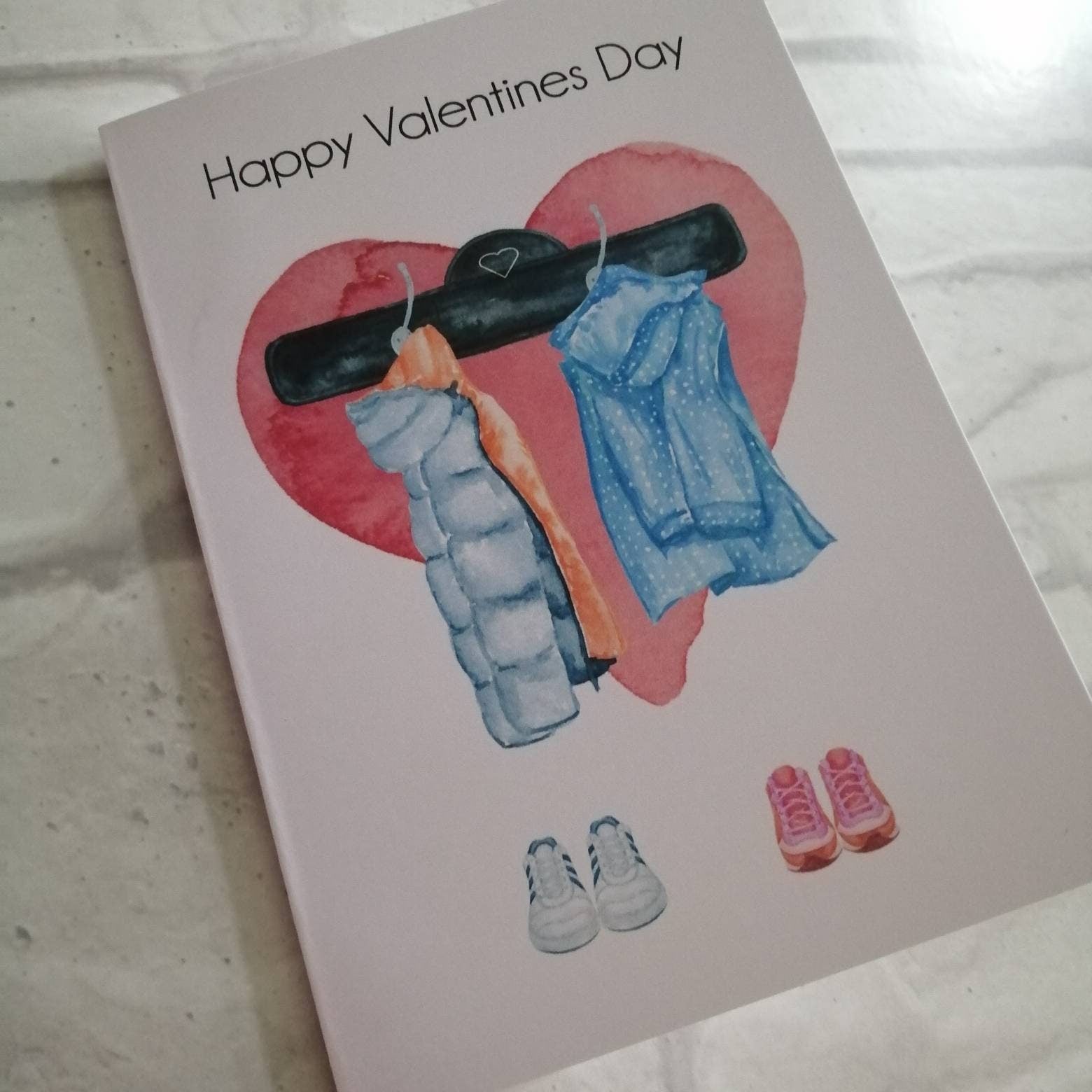 Valentines Card Couple Print - Bluesky's creation