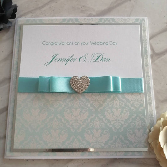 Congratulations on your Wedding Day Card - Bluesky's creation