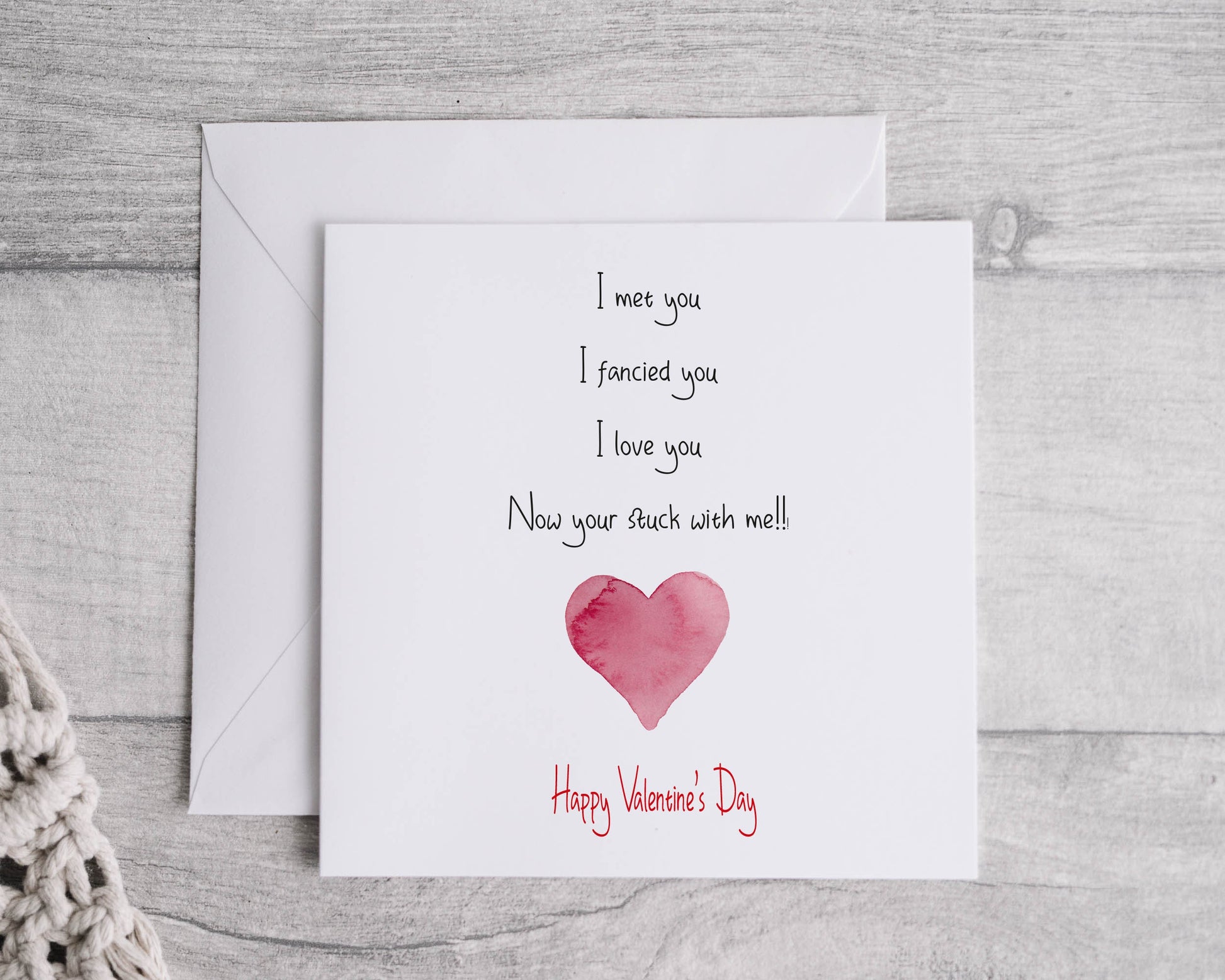 Stuck with me valentines card- Bluesky's creation